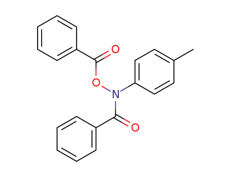 Molecular Structure of 102469-55-6 (<i>N</i>,<i>O</i>-dibenzoyl-<i>N</i>-<i>p</i>-tolyl-hydroxylamine)