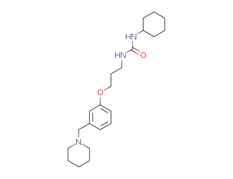 1-Cyclohexyl-3-[3-(3-piperidin-1-ylmethyl-phenoxy)-propyl]-urea