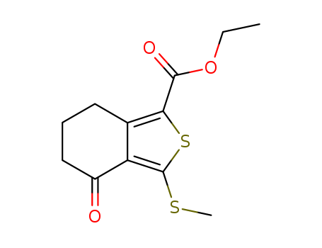 ETHYL 3-(METHYLTHIO)-4-OXO-4,5,6,7-TETRAHYDROBENZO[C]THIOPHENE-1-CARBOXYLATE