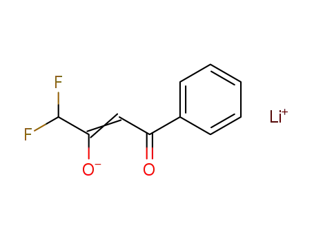 lithium 4,4-difluoro-1-phenylbutane-1,3-dionate