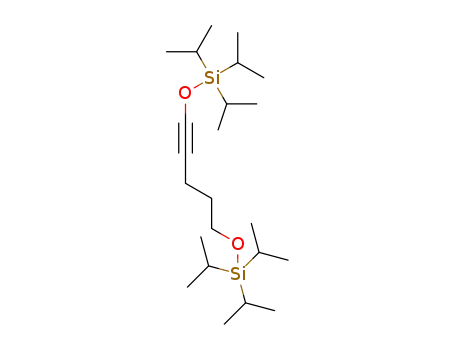 Molecular Structure of 193975-42-7 (4,10-Dioxa-3,11-disilatridec-5-yne,
2,12-dimethyl-3,3,11,11-tetrakis(1-methylethyl)-)