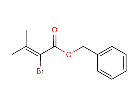 2-bromo-3-methyl-but-2-enoic acid benzyl ester