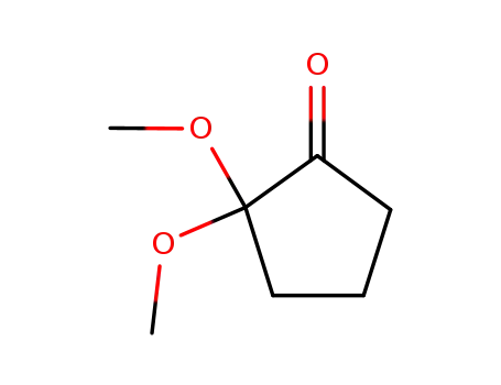 Molecular Structure of 66057-04-3 (Cyclopentanone, 2,2-dimethoxy-)