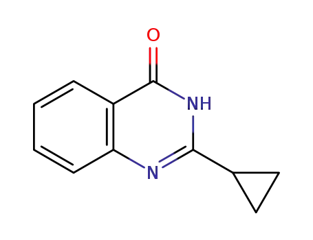 Molecular Structure of 459796-19-1 (2-cyclopropylquinazolin-4(3H)-one)