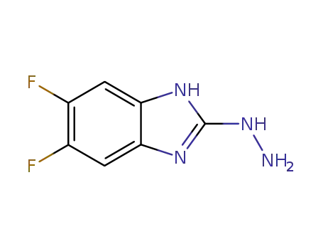 Molecular Structure of 175727-16-9 (2H-Benzimidazol-2-one,5,6-difluoro-1,3-dihydro-,hydrazone(9CI))