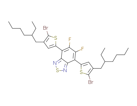 5,6-difluoro-4,7-bis-(5-bromo-4-(2-ethylhexyl)-2-thienyl)-2,1,3-benzothiadiazole