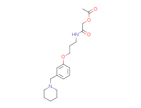 2-Oxo-2-((3-(3-(piperidin-1-ylMethyl)phenoxy)propyl)aMino)ethyl acetate