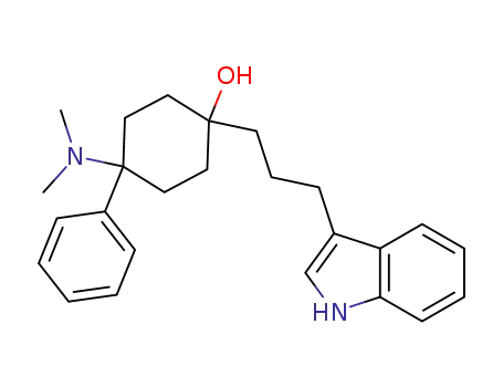 4-dimethylamino-1-[3-(1H-indol-3-yl)propyl]-4-phenylcyclohexanol