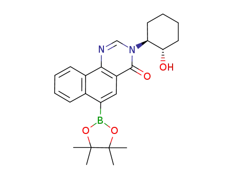 3-((1S,2S)-2-hydroxycyclohexyl)-6-(4,4,5,5-tetramethyl-1,3,2-dioxaborolan-2yl)benzo[h]quinazolin-4(3H)-one