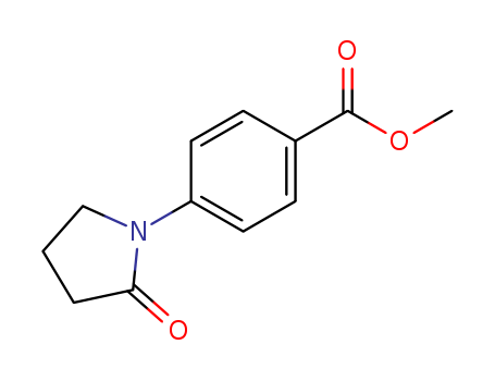Benzoic acid, 4-(2-oxo-1-pyrrolidinyl)-, methyl ester