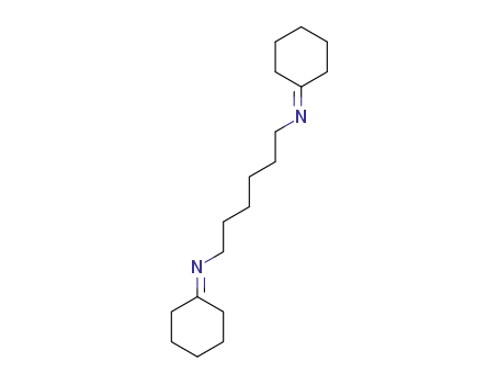 Molecular Structure of 3354-20-9 (1,6-Hexanediamine, N,N'-dicyclohexylidene-)