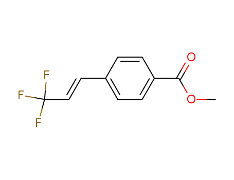trans-β-(trifluoromethyl)-4-(methoxycarbonyl)-styrene