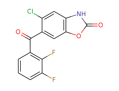 5-chloro-6-(2,3-difluoro-benzoyl)-3<i>H</i>-benzooxazol-2-one