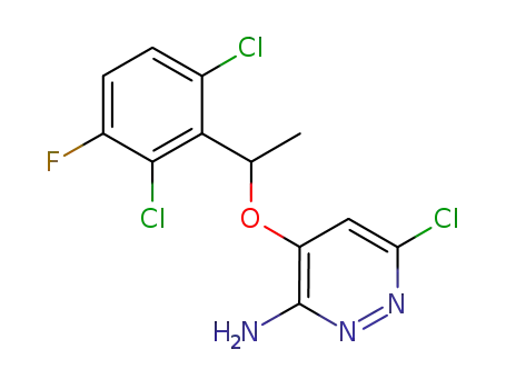 6-chloro-4-[1-(2,6-dichloro-3-fluoro-phenyl)-ethoxy]-pyridazin-3-ylamine