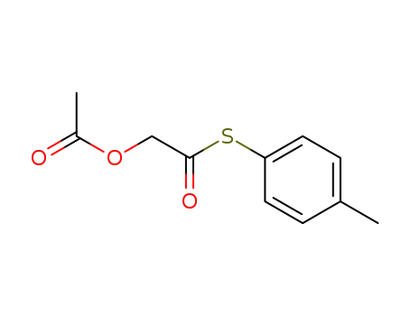 Molecular Structure of 318257-80-6 (S-(2-ACETOXYACETYL)-4-MERCAPTOTOLUENE)