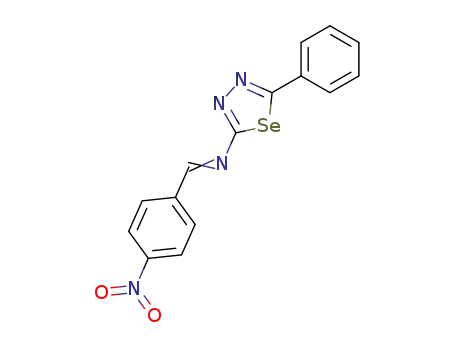 1,3,4-Selenadiazol-2-amine, N-[(4-nitrophenyl)methylene]-5-phenyl-