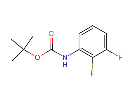 Molecular Structure of 129589-65-7 (1-(tert-butoxycarbonylamino)-2,3-difluorobenzene)