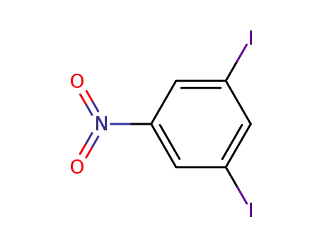 Molecular Structure of 57830-60-1 (1,3-Diiodo-5-nitrobenzene)