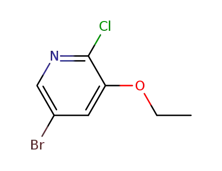 Molecular Structure of 1241752-29-3 (5-bromo-2-chloro-3-ethoxypyridine)
