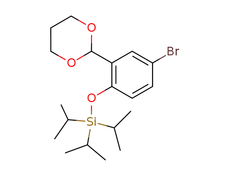 2-(5-bromo-2-(triisopropylsilyloxy)phenyl)-1,3-dioxane