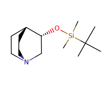 Molecular Structure of 109175-07-7 ((S)-3-(tert-Butyl-dimethyl-silanyloxy)-1-aza-bicyclo[2.2.2]octane)