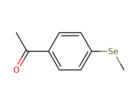 Molecular Structure of 1744-88-3 (Ethanone, 1-[4-(methylseleno)phenyl]-)