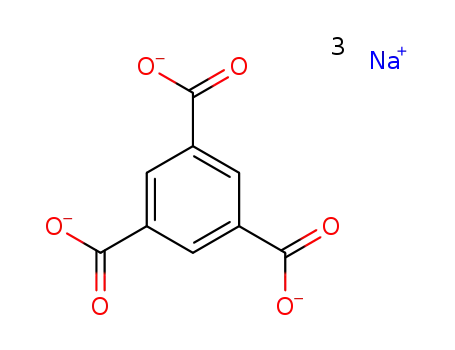 Molecular Structure of 51305-34-1 (1,3,5-Benzenetricarboxylic acid, sodium salt)