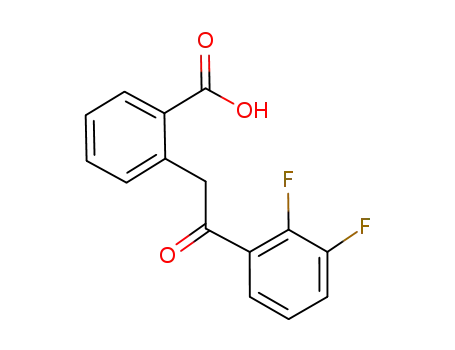Molecular Structure of 902524-19-0 (2'-(2'',3''-difluorobenzoylmethyl)benzoic acid)