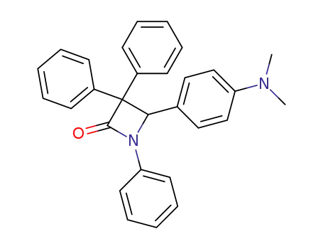 4-(4-dimethylamino-phenyl)-1,3,3-triphenyl-azetidin-2-one