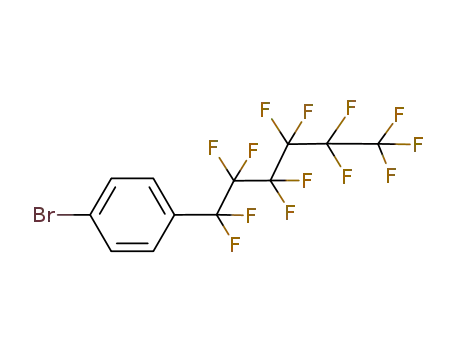 Molecular Structure of 149068-56-4 (4-(PERFLUOROHEXYL) BROMOBENZENE)