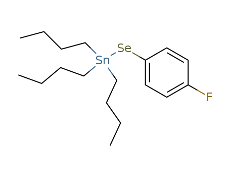 Molecular Structure of 206431-87-0 (Stannane, tributyl[(4-fluorophenyl)seleno]-)