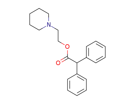 Benzeneacetic acid, a-phenyl-, 2-(1-piperidinyl)ethyl ester