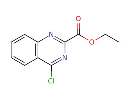 Molecular Structure of 34632-69-4 (ETHYL 4-CHLORO-2-QUINAZOLINECARBOXYLATE)