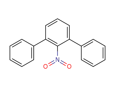Molecular Structure of 19625-69-5 (1,1':3',1''-Terphenyl, 2'-nitro-)