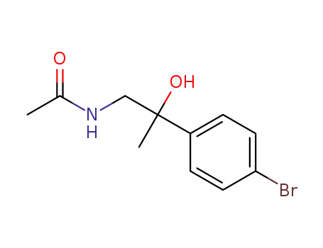 N-[2-(4-bromo-phenyl)-2-hydroxy-propyl]-acetamide