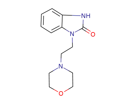 Molecular Structure of 138422-55-6 (2H-Benzimidazol-2-one,1,3-dihydro-1-[2-(4-morpholinyl)ethyl]-)