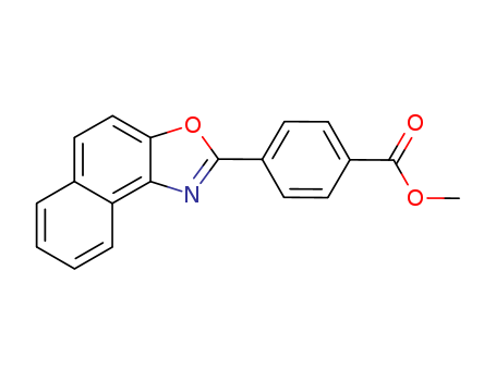 Benzoicacid, 4-naphth[1,2-d]oxazol-2-yl-, methyl ester
