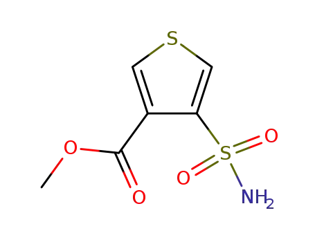 Molecular Structure of 59337-78-9 (methyl 4-sulfamoylthiophene-3-carboxylate)