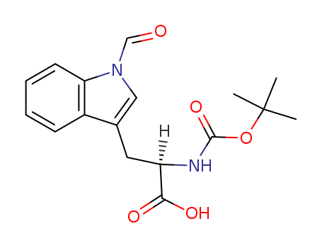 (R)-2-((tert-Butoxycarbonyl)amino)-3-(1-formyl-1H-indol-3-yl)propanoic acid