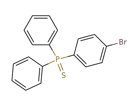 Molecular Structure of 1474-09-5 (Phosphine sulfide, (4-bromophenyl)diphenyl-)
