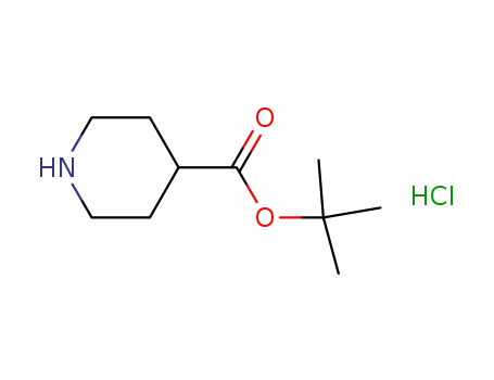 Molecular Structure of 892493-65-1 (4-PIPERIDINECARBOXYLIC ACID T-BUTYL ESTER HCL)