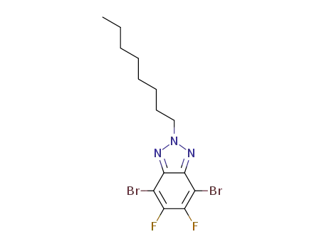 Molecular Structure of 1393528-97-6 (4,7-dibromo-2-(1-octyl)-5,6-difluoro-2H-benzo[d][1,2,3]triazole)