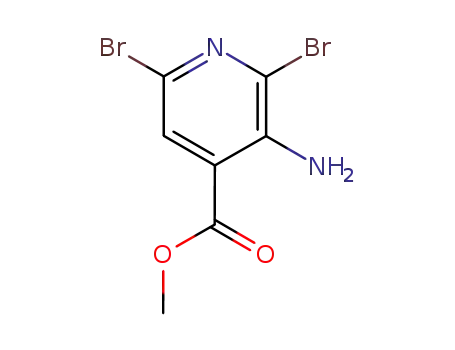 Molecular Structure of 28033-01-4 (Methyl 3-aMino-2,6-dichloroisonicotinate)