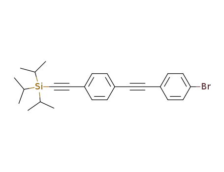 [4-(4-bromophenylethynyl)phenylethynyl]triisopropylsilane