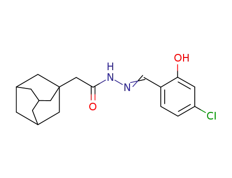 (adamantan-1-yl)acetic acid (4-chloro-2-hydroxybenzylidene)hydrazide