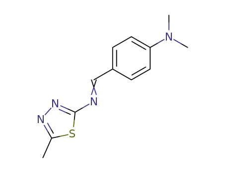 1,3,4-Thiadiazol-2-amine,
N-[[4-(dimethylamino)phenyl]methylene]-5-methyl-