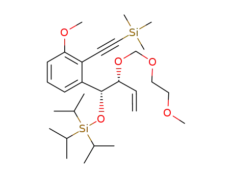 (8R,9R)-11,11-diisopropyl-9-{3-methoxy-2-[(trimethylsilyl)ethynyl]phenyl}-12-methyl-8-vinyl-2,5,7,10-tetraoxa-11-silatridecane