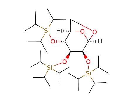 Molecular Structure of 388578-36-7 (1,6-anhydro-2,3,4-tris-O-(triisopropylsilyl)-β-D-mannopyranose)