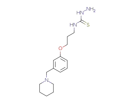 N-(3-{3-[(Piperidin-1-yl)methyl]phenoxy}propyl)hydrazinecarbothioamide