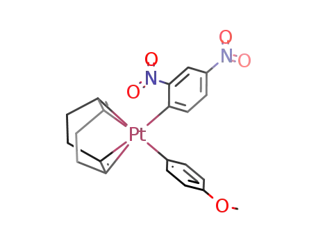 (1,2,5,6-η4-cyclooctadiene)(2,4-dinitrophenyl)(4-methoxyphenyl)platinum(II)